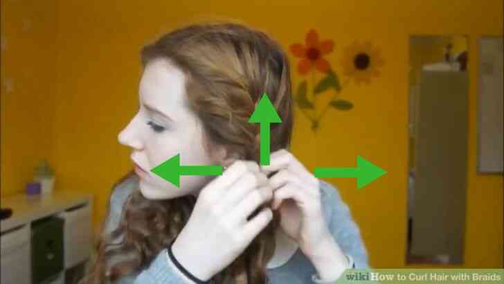 Image intitulée Friser les Cheveux avec des Tresses Étape 5